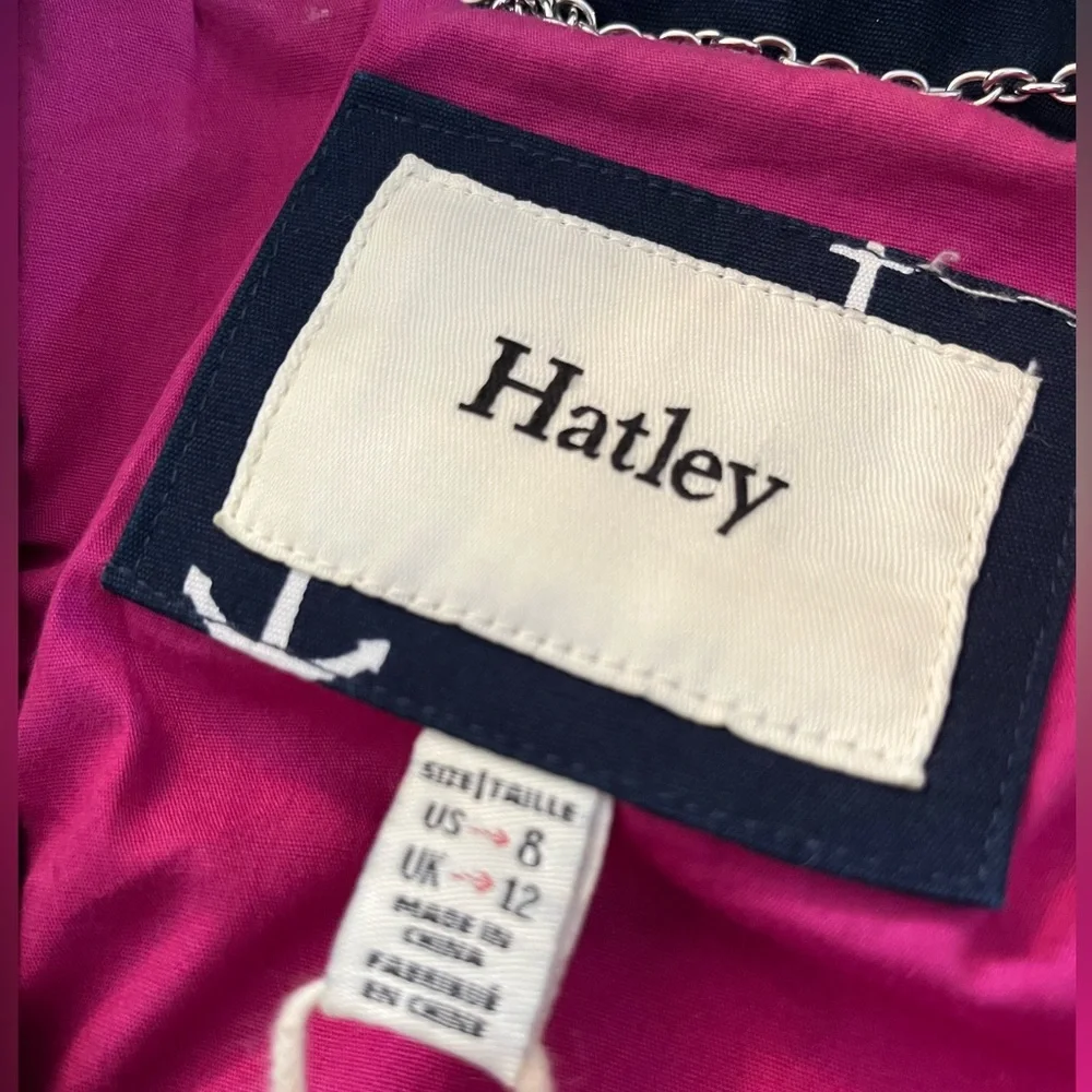 Hatley fuschia lined cotton rain coat - Picture 2 of 6